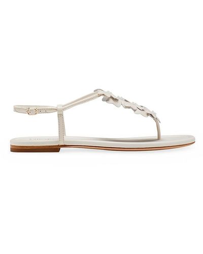 Kate Spade Primrose Leather Thong Toe Sandals - White