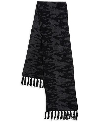Karl Lagerfeld Abstract Camo Scarf - Black