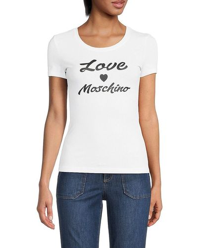 Love Moschino T-shirts for Women | Online Sale up to 80% off | Lyst