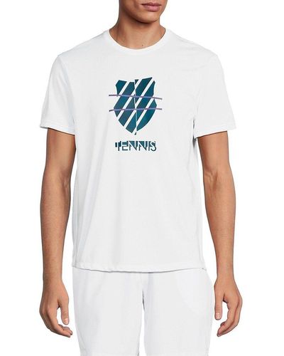K-swiss Tennis Logo Graphic Tee - White