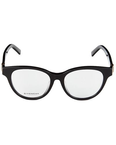 Givenchy 53mm Oval Eyeglasses - Black