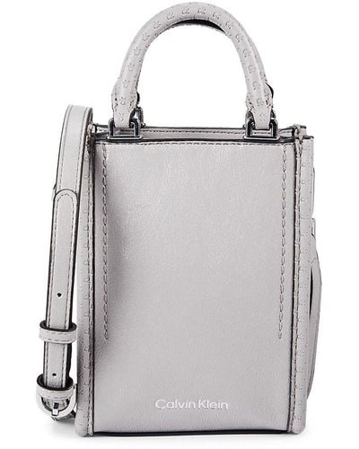 Calvin Klein Moon Crossbody Bag - Gray