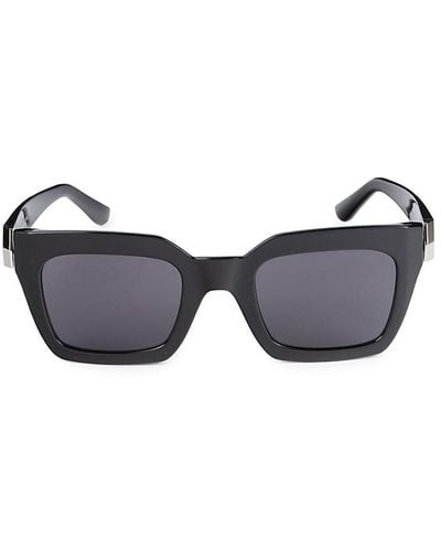Jimmy Choo Maika 50Mm Square Sunglasses - Black