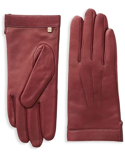 Red Bruno Magli Gloves for Women | Lyst