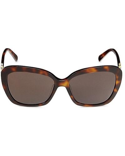 Emilio Pucci 58mm Butterfly Sunglasses - Brown