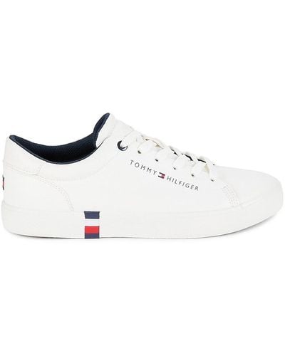 Tommy Hilfiger Contrast Sole Sneakers - White