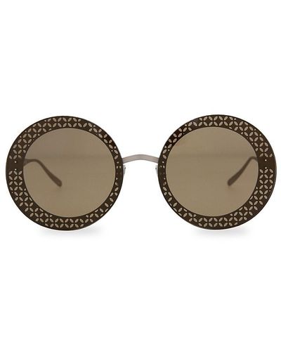 Alaïa 63mm Round Sunglasses - Multicolour
