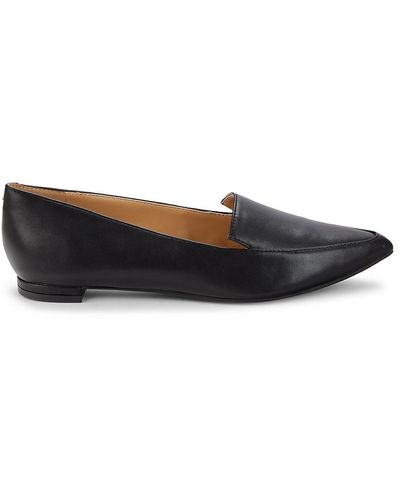 Nine West Apron Toe Flat Court Shoes - Black