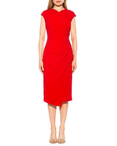 Alexia Admor Yoon Sheath Dress - Red