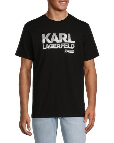 Karl Lagerfeld Logo Tee - Black