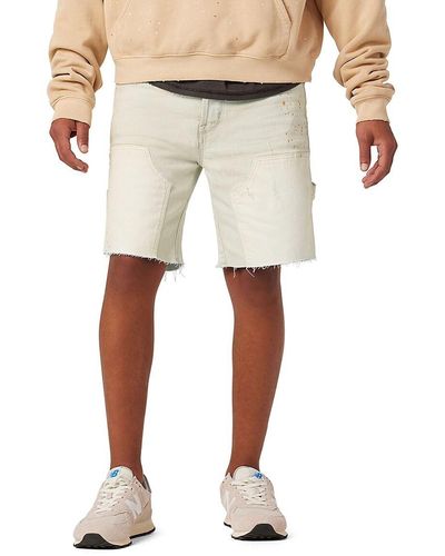 Hudson Jeans Denim Carpenter Shorts - Natural