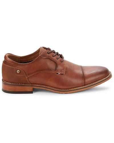 Tommy Hilfiger Barmi Cap Toe Derby Shoes - Brown