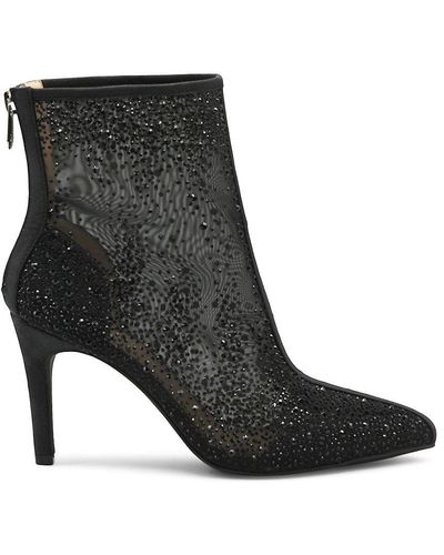 Adrienne Vittadini Women's Java Trella Ankle Booties Brown Size 8 M