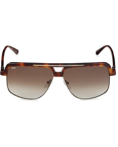 MCM MCM727SLB 240 Sunglasses Men's Tortoise/Grey Gradient Square Shape  52-21-145 | EyeSpecs.com