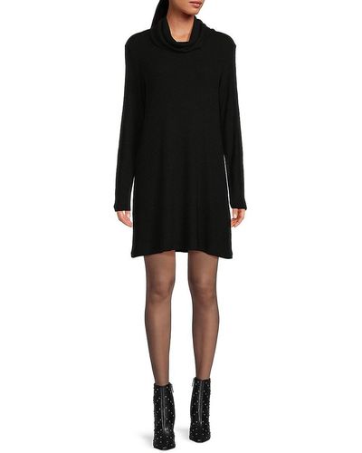 Michael Stars Hallee Mini Shift Dress - Black