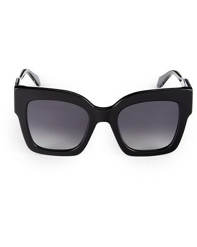 Just Cavalli 52Mm Square Sunglasses - Black