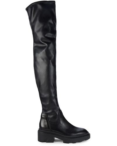 Ash Manny Over-The-Knee Boots - Black