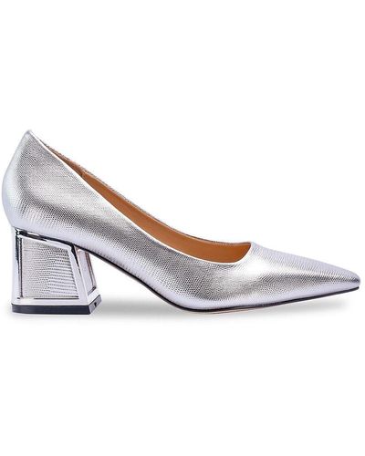 Lady Couture Kara 0.75” Block Heel Flats in Navy main image 0