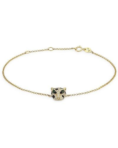 Effy 14k Yellow Gold & Round Freshwater Pearl Bracelet - Metallic