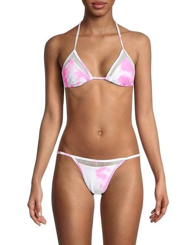 Kendall + Kylie Kendall + Kylie Triangle Bikini Set - Blue