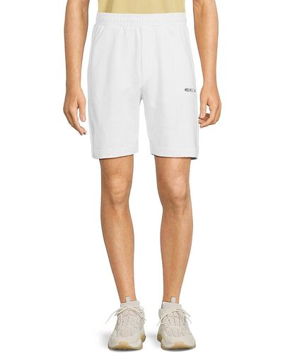 Helmut Lang Logo Shorts - White