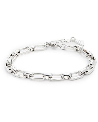 Sterling Forever Isla Chain Link Bracelet - Metallic