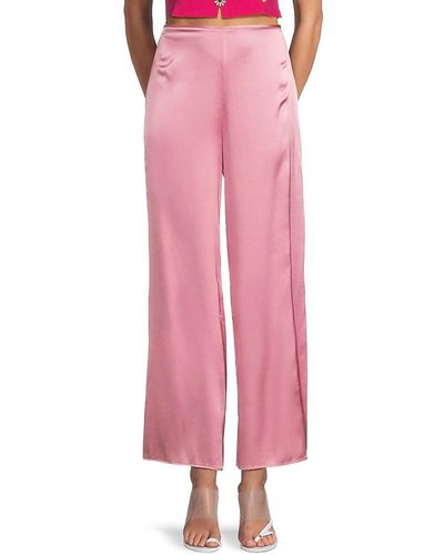 Cult Gaia Kora Stain Silk Pants - Pink