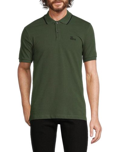 The Kooples Logo Tipped Polo - Green