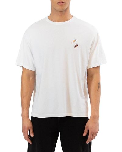 RTA Oversized Crewneck T Shirt - White