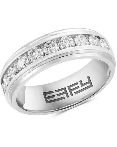 Effy 14k White Gold & 1.47 Tcw Diamond Ring