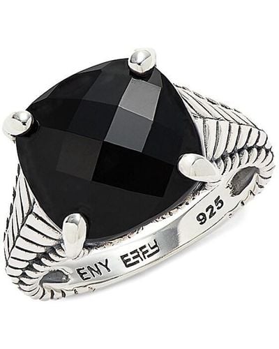 Effy ENY Sterling Silver & Black Onyx Ring