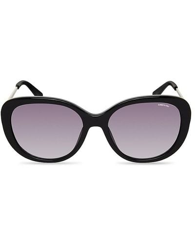 Kenneth Cole 56mm Round Cat Eye Sunglasses - Multicolour