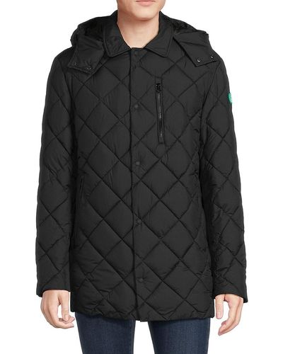 Save The Duck Uwe Hooded Puffer Jacket - Black