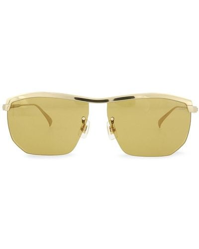 Dunhill 62mm Browline Sunglasses - Yellow