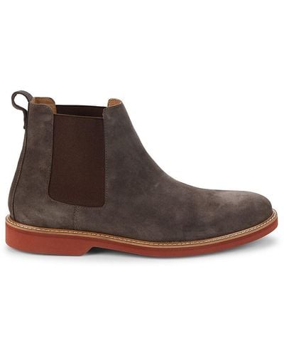 G.H. Bass & Co. G. H. Bass Suede Chelsea Boots - Brown