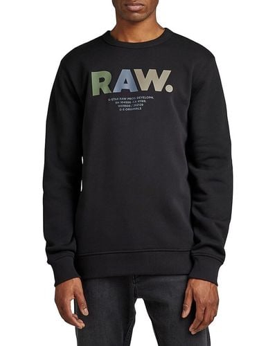 G-Star RAW Logo Sweatshirt - Black