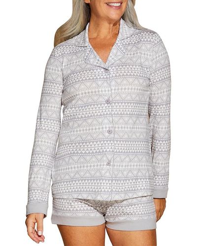 Cosabella Bella 2-piece Leopard-print Pyjama Set - White