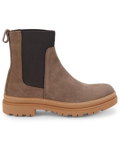 To Boot New York Shanahan Suede Chelsea Boots - Brown