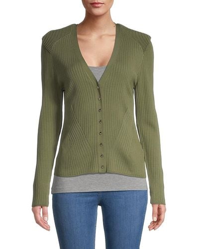 Ted Baker Kiiarra Ribbed Cardigan - Green