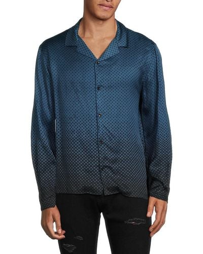 The Kooples Dot Print Shirt - Blue