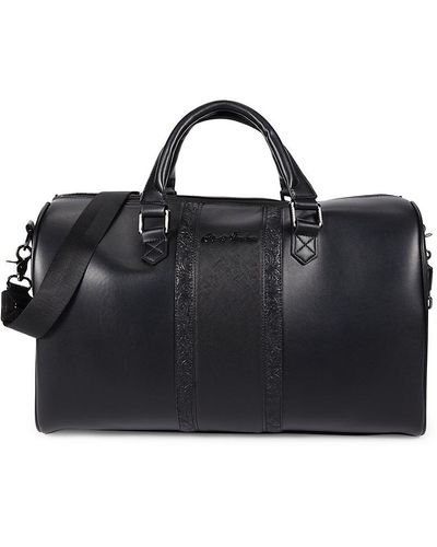 Robert Graham Como Leather Duffel Bag - Black