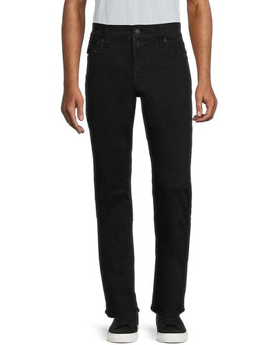 True Religion Ricky High Rise Relaxed Straight Jeans - Black