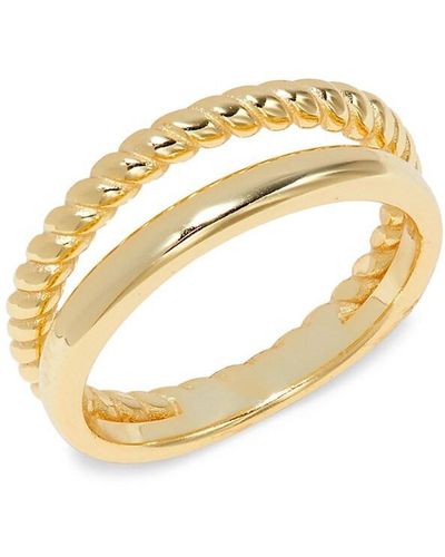 Shashi Jiji 14k Goldplated Ring - Metallic