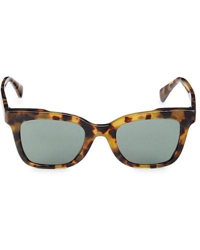 Max Mara 50mm Square Sunglasses - Natural