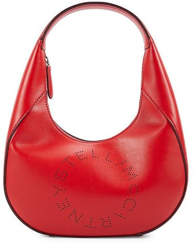 Stella McCartney Linea Vegan Leather Shoulder Bag - Red