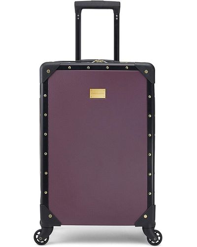 Vince Camuto Jania 21 Inch Hardshell Carry On Suitcase - Purple