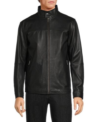 LTH JKT Mas Center Leather Jacket - Black