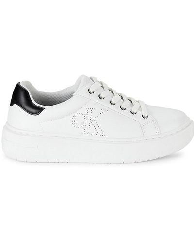 Calvin Klein Daili Colorblock Sneakers - White