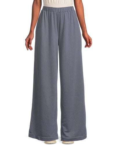 AREA STARS Wide Leg Pull On Trousers - Blue