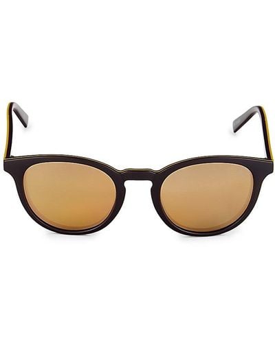Timberland 50mm Oval Sunglasses - Natural